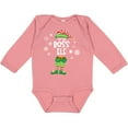 thumbnail image 3 of Inktastic Funny Christmas I'm the Boss Elf with Shoes and Hat Boys or Girls Long Sleeve Baby Bodysuit, 3 of 5