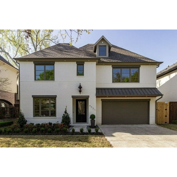 015-9304: Colonial Contemporary 6 Bed, 7 Bath Luxury Home Plan, 5618 Sq Ft: Full Blueprints with License to Build by Home Plan Marketplace - Lesuto