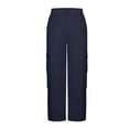 thumbnail image 7 of Women's Linen Pants 2026 Summer High Waisted Elastic Palazzo Pant Flowy Wide Leg Pant Lounge Beach Trouser with Pockets, 7 of 7