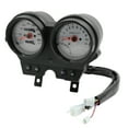 thumbnail image 1 of Unique Bargains 0-160km/h Analog Motorcycle Speedometer Odometer Tachometer Meter Gauge DC 12V, 1 of 5