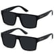 thumbnail image 1 of Gafas de Sol Cuadradas Grandes LYZOIT con Protección UV400 Negras, 1 of 6