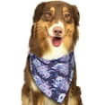 thumbnail image 6 of Naloa blue starry sky Skull flower Dog Bandanas 1PC Washable Triangle Dog Scarfs Premium Durable Fabric, for Small Medium Large Dogs and Cats, 6 of 6