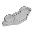 thumbnail image 3 of Couvercle de Perception Visuelle, Solidement Ajusté Noir Transparent Compact ABS Couverture d'Évitement d'Obstacles pour Partie d'Avion, 3 of 8