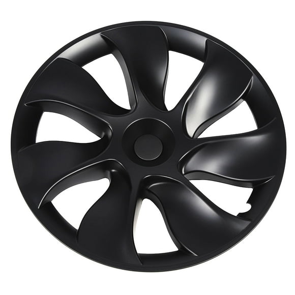 4Pcs Wheel Hubcaps, 19inch Wheel Hub Covers Replacement for Model Y 2020-2023, Sporty Style Car Hub Exterior Accessories for , Black