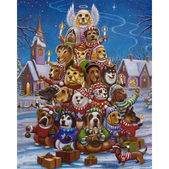 Vermont Christmas Company Canine Christmas - 1000 Piece Jigsaw Puzzle