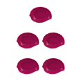 thumbnail image 1 of Guardoinrt Snack Tray Candy Plate Fruit Basket Compact Size Leaf Multifunctional Party Accessory Decoration Wedding Supplies Rose Red 5Set, 1 of 6