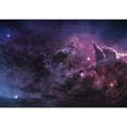 thumbnail image 2 of wall26 - Purple Nebula and Cosmic Dust in Star Field - Removable Wall Mural | Self-Adhesive Large Wallpaper - 100x144 inches, 2 of 6