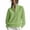 Green, variant on Women's Quarter Zip Pullover Fleece Lined Stand Collar Sweatshirt Solid Color Long Sleeve Casual Workout Top Autumn Winter Plus Size S-2XL
