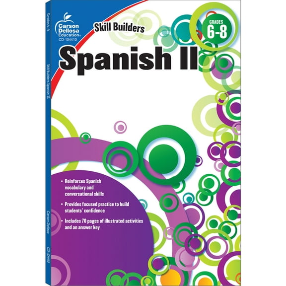 Skill Builders Spanish II, Grades 6 - 8 (Skill Builders), Grades 6 - 8, (Paperback)