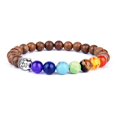 thumbnail image 1 of Pulseras y brazaletes de Chakra de piedra Natural para hombres, pulsera de equilibrio de Yoga, abalorio Ojo de Tigre, Nueva joyería de oración de Buda, 1 of 4