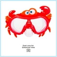 thumbnail image 6 of (2 pack) EyePop Red Crabby Swim Goggle Mask, Unisex, 6 of 10