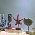 thumbnail image 5 of Figuras de estilo náutico de playa Retro hechas a mano de madera, 3 uds., estatua de estrella de mar/concha/caballito de mar, decoración del hogar Fokelyi CZJJ-ZH155, 5 of 5