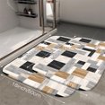 thumbnail image 5 of Mixed Tone Wooden Plank Luxury Flannel Bathroom Mats 16x24, Extra Soft and Absorbent Non-Slip Shower Rug for Bathroom Floor, 5 of 9