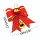 thumbnail image 3 of XWSHYW Decoraciones Navideñas Adorno de Regalo con Lazos para Árbol de Navidad Enrojo y Dorado, Feliz Navidad, 3 of 4