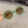 thumbnail image 1 of Gafas de sol para niños, parasol retro, montura redonda, gafas para niños, montura esmerilada coreana, gafas de sol para niños y niñas, 1 of 6