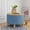 blue, variant on Round Coffee Table with Storage for Bedroom Living Room Round Ottoman as a Foot Rest Multi-Function High-Capacity Cotton and Linen Fabric Natural Color Desktop Natural Color Feet