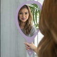 thumbnail image 3 of Zadro Large Teardrop Handheld Mirror Curved Ergonomic Handle to Hang, 3 of 8