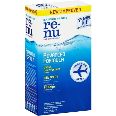 Bausch & Lomb Advanced Formula Multi-Purpose Solution Travel Pack 2 oz (Pack of 4)