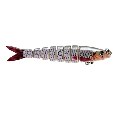 Pebbuoy 9CM/7g Fish Bait Multi-section Realistic Good Detail Sharp Hook Sinking Wobblers Fishing Lures Jointed Crankbait Swimbait Hard Fishing Tackling Artificial Bait