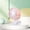 Pink, variant on Quiet USB rechargeable battery-operated small table desk fan for baby stroller, bedroom, and travel.