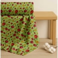 thumbnail image 4 of Soimoi Green Cotton Poplin Fabric Mix Fruit Printed Fabric 1 Yard 58 Inch Wide, 4 of 7