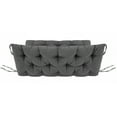 thumbnail image 6 of YEERSWAG 42" x 40" Dark Grey Outdoor Bench Cushion, Polyester, Anti-Fading, Waterproof, 6 of 10