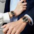 thumbnail image 4 of Set De Relojes Zunpai Original Para Parejas, De Piel A La Mo, 4 of 8