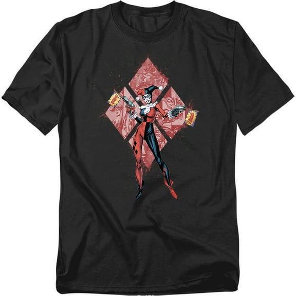 Batman T-Shirt Harley Quinn (Diamonds) Unisex Graphic Tee For Men & Women