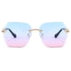 thumbnail image 2 of Gafas de sol FEISEDY Clásicas sin montura modelo B2567 con armazón metálico para mujer, 2 of 7