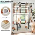 thumbnail image 3 of Yayeee Window Curtains Light Filtering 63"x42" Grommet Panel Pair Home Living Room Decor, Cats Reading Pattern, 3 of 7