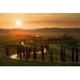 thumbnail image 2 of Anton, Rostovskiy 32x23 White Modern Wood Framed Museum Art Print Titled - Tuscany Evening, 2 of 4