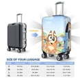thumbnail image 4 of Saiise Bluey Luggage Suitcase Covers Elastic Washable Luggage Protector Travel Suitcase Protective Cover For Unisex Fits 18-32 Inch Luggage(No luggage included), 4 of 7
