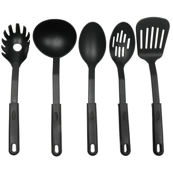 Chef Craft Select Nylon Tool Set, 15 inch 5 Piece Set, Black