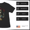 thumbnail image 4 of Tee Hunt Frida Kahlo Sugar Skull Youth T-Shirt Calavera Day of The Dead Kids, 4 of 5