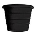 thumbnail image 1 of HC MSA14001G18 Marina Flower Pot - Black, 1 of 1