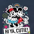 thumbnail image 3 of Mickey & Friends - Mickey Minnie Hi Ya Cutie - Toddler And Youth Crewneck Fleece Sweatshirt, 3 of 5