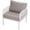 Gray & White, variant on EBQOSK Outdoor Patio Club Chair, Modern Patio Furniture, Waterproof Thick Cushion Deep Seating for Porch, Balcony Gray & Black
