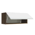 thumbnail image 3 of Cabinet 80 cm 1 sloping door Brown/White,Marron/Gris,80 cm, 3 of 3