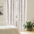 thumbnail image 2 of Ambesonne Strawberry Curtains, Grunge Fruit Pattern, Pair of 28"x95", Vermilion White and Green, 2 of 5