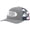 Heather Grey/American Flag, variant on Christian Iron Sharpens Iron Proverbs 27:17 Dumbell Weight Mens Embroidered Mesh Back Trucker Hat, Heather Grey/American Flag