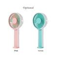 thumbnail image 3 of Labymos Portable Handheld Fan Phone Stand Rechargeable Mini Desktop Fan 3-Speed Adjustable Cooling Fan, 3 of 8