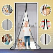 Magnetic Screen Door-Self Sealing, Mesh Screen Door with Heavy Duty Mesh Curtain, Pet and Kid Friendly, Fits Doors Up to 39 x 83-Inch