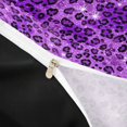 thumbnail image 4 of Homewish Cheetah Print Bedding, Purple Leopard Print Duvet Cover Full, Black Reversible, 3 Piece 1 Duvet Cover and 2 Pillowcases, 4 of 6