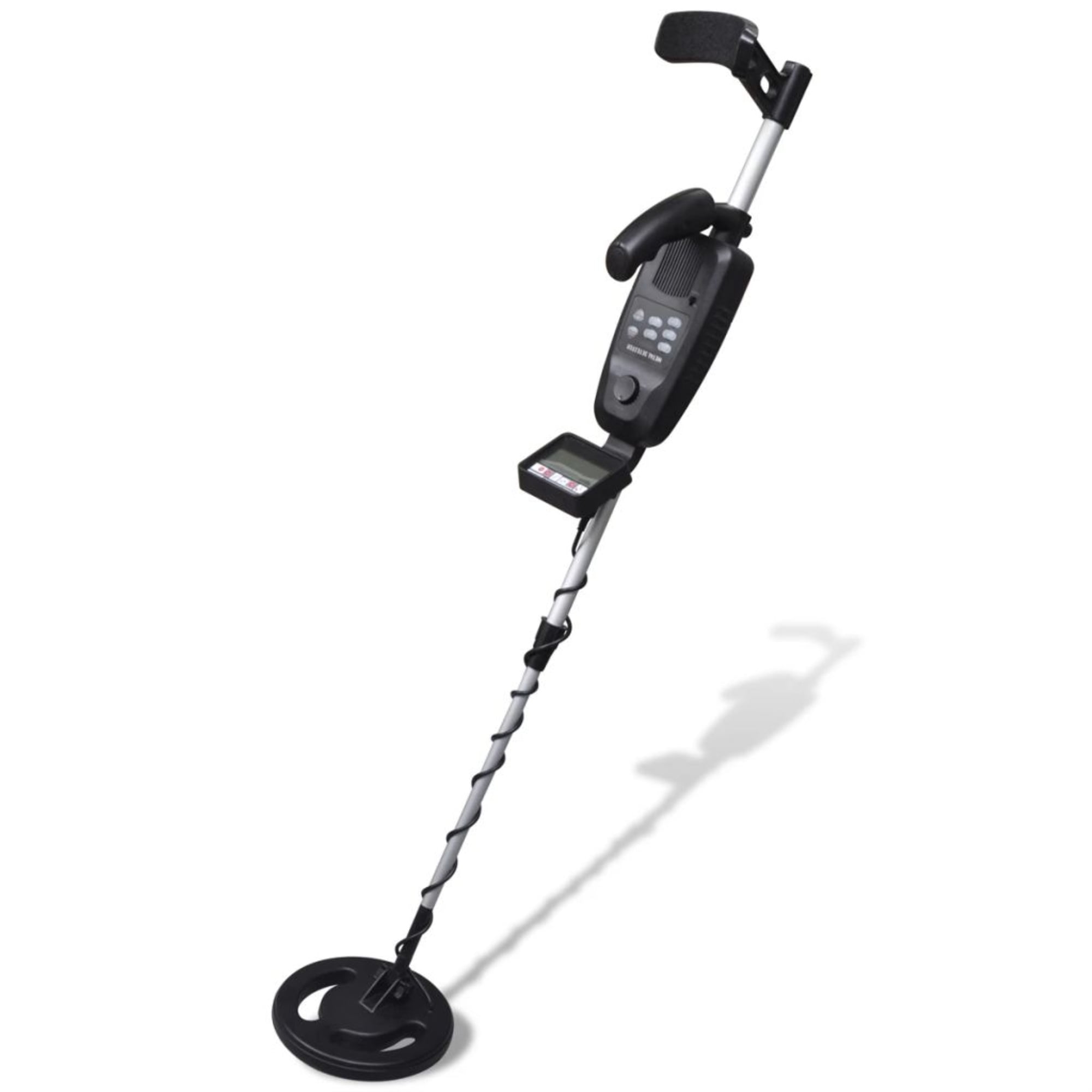 vidaXL Metal Detector 7.9" Search Depth 118" LCD Display