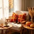 thumbnail image 3 of WYBXZ Thanksgiving Decorative Throw Pillow Style A, Bow Accented Cushion for Sofa Bed Living Room, 19.69x11.81 Inch Soft Comfy Home Decor with Removable Cover, 3 of 7