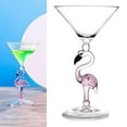 thumbnail image 5 of Pink Flamingo Crystal Champagne Cup,Martini Goblet Cocktail Glass for Celebration Parties,Weddings,Mum Birthday - 200ML, 5 of 10