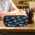 thumbnail image 6 of DISNIMO School Backpack 3PCS Sets for Teens Boys, Cartoon Shark Print Lightweight Bookbag with Lunch Bag Set, 17 Inch Large Capacity School Bag with Pencil Case-, 6 of 7
