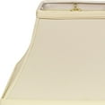 thumbnail image 4 of 14" Ivory Rectangle Bell No Slub Lampshade, 4 of 6