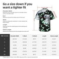 thumbnail image 5 of Pofeuu Cartoon Koala Bear Print Hawaiian Shirt for Men Sleeves Casual Button Down Summer Beach Dress Shirts T-Shirts,Small, 5 of 7