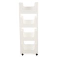 thumbnail image 2 of Large Capacity Thickened Storage Cart With Lockable Wheels For Books Toys Seasoning Bottles, 2 of 8